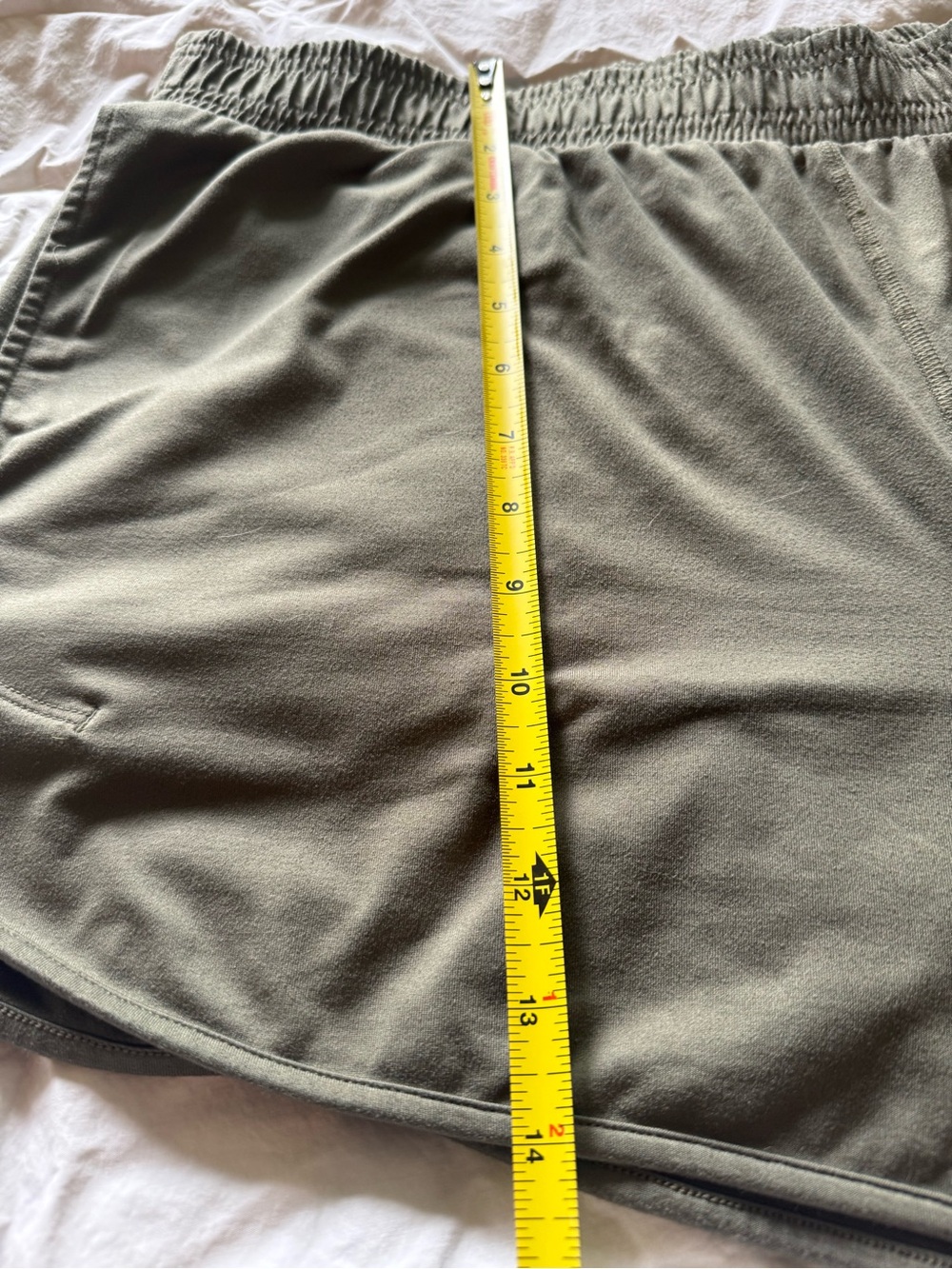 all in motion Olive Green Active Shorts with Logo - Picture 3 of 6
